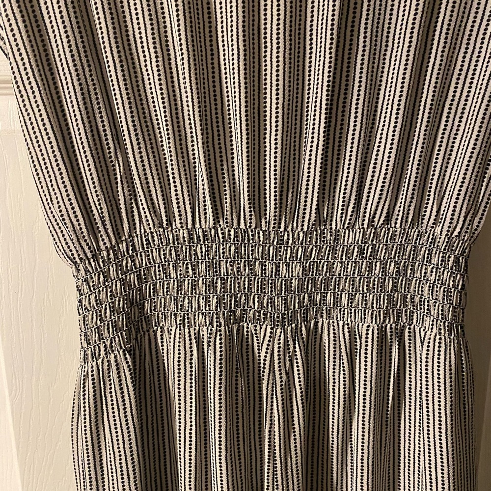 Max Studio Black and White Striped Jumpsuit - Picture 10 of 10